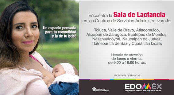 RT <a href="/CSAedomex/">CSA del Estado de México</a>: ¿Ya conoce nuestras Salas de Lactancia? Son espacios higiénicos y accesibles pensados para tu comodidad y la de tu bebé. Encuéntralos en nuestros Centros de Servicios Administrativos.