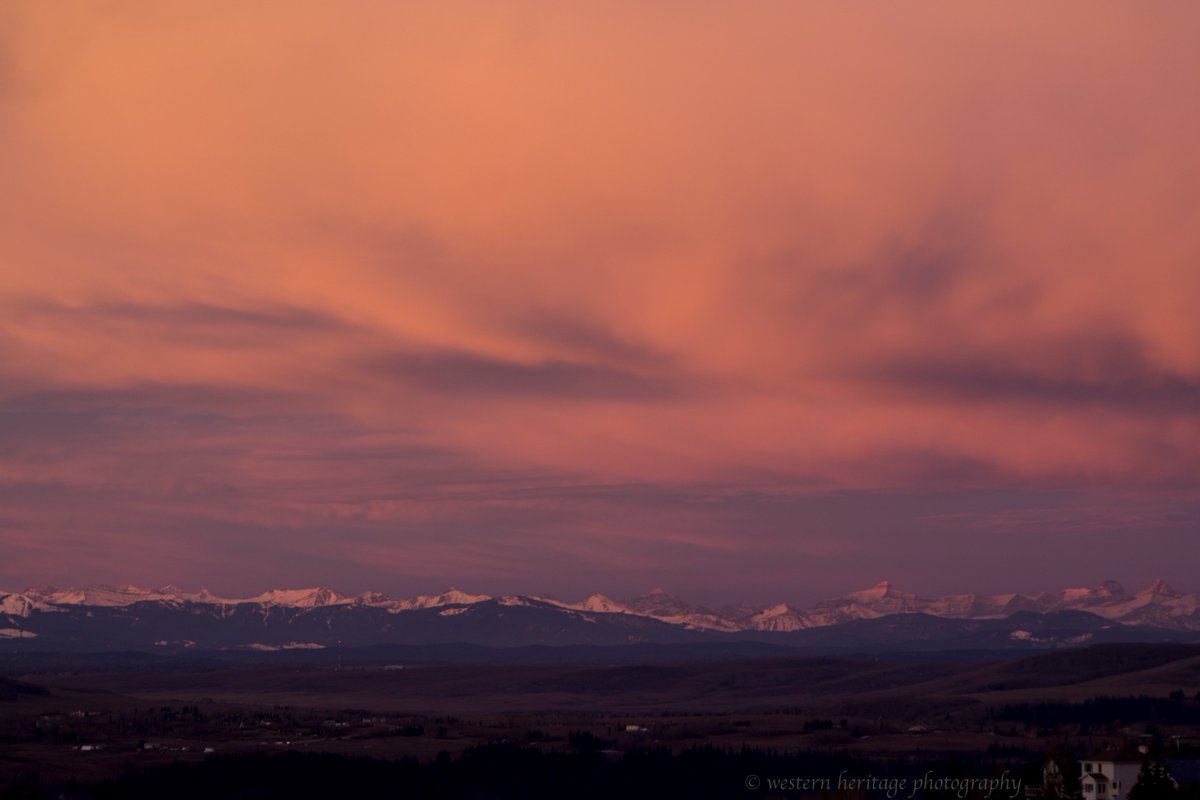 Sometimes you have to pinch yourself to make sure its not a dream, but it's real.  Living in Cochrane and waking up to these views each and every day is just awesome.  (Don't tell anyone because they will all want to move here)