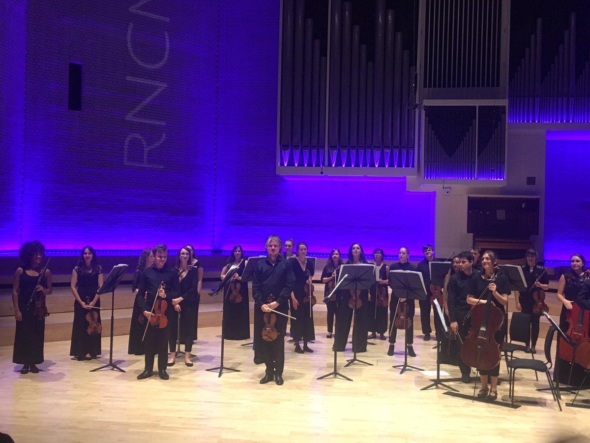 bethhabjam's tweet photo. Great to follow up a hands-on lesson on musical texture at #YoungStrings tonight with some stunning textural playing by the string ensemble lead by the inspirational #HenningKraggerud and to see some of the children there, our future students! @RNCMvoice https://t.co/UArmYyCyYF