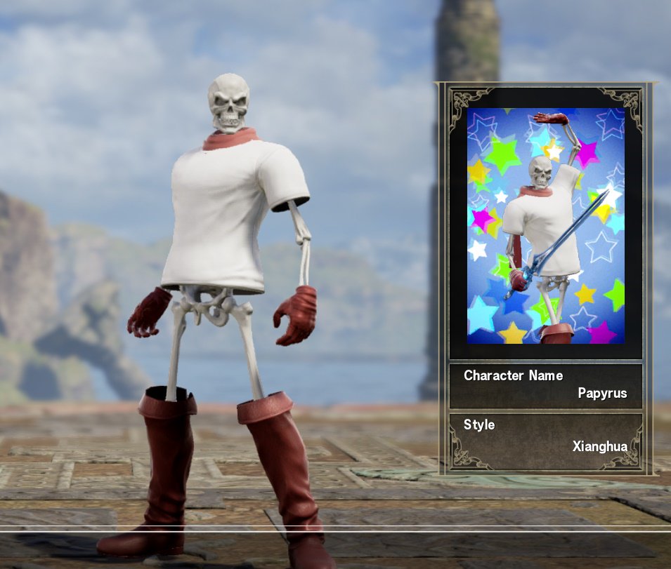 Comunidade Steam :: Guia :: My Undertale Characters in Soulcalibur