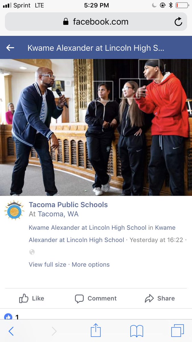 lincolnabesread's tweet photo. Thanks to @tacomaschools &amp; especially Kevin Medford, Devin Felix &amp; Casey Madison to covering our #lincolntps @AbeConnection event with author @kwamealexander for our District website and social media accounts! @lincolnabesread @projectlitcomm @projectlitcommunity #swinglaunchteam https://t.co/WKGupWBaVG