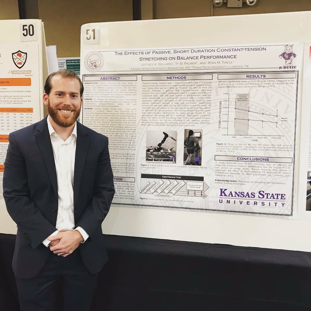 ehcanuckATC's tweet photo. Our Doc students @ Central States ACSM Poster Presentation in Kansas City. Way to go, Jeff &amp; Lauren! 👩🏻‍🏫👨🏼‍🏫
@ApsmLaboratory @KStateFNDH https://t.co/RtzPPyYeEi