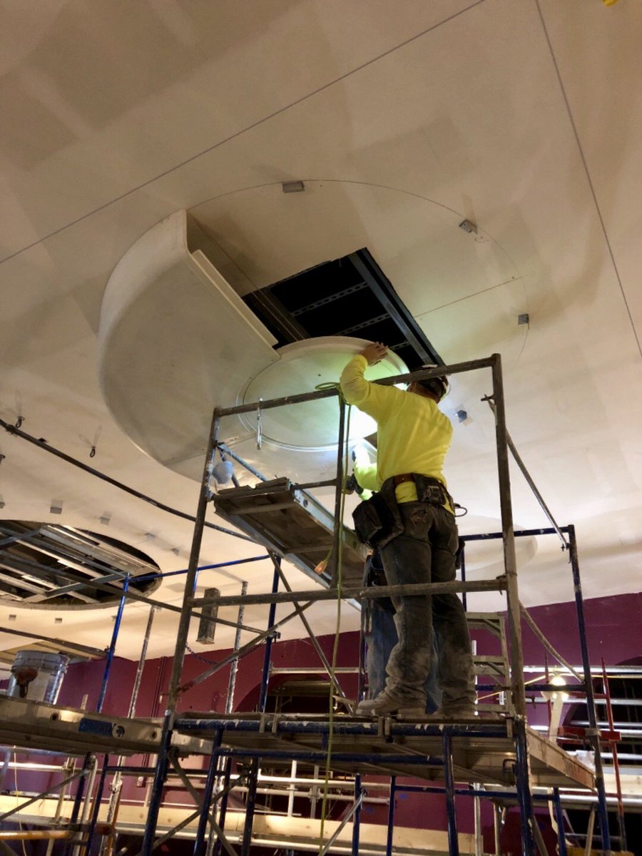 walltechinc's tweet photo. Prefab drywall shapes with #teamwalltech at UW School of Music and our partner @jpcullen1892. https://t.co/MJZIjXsMdA
