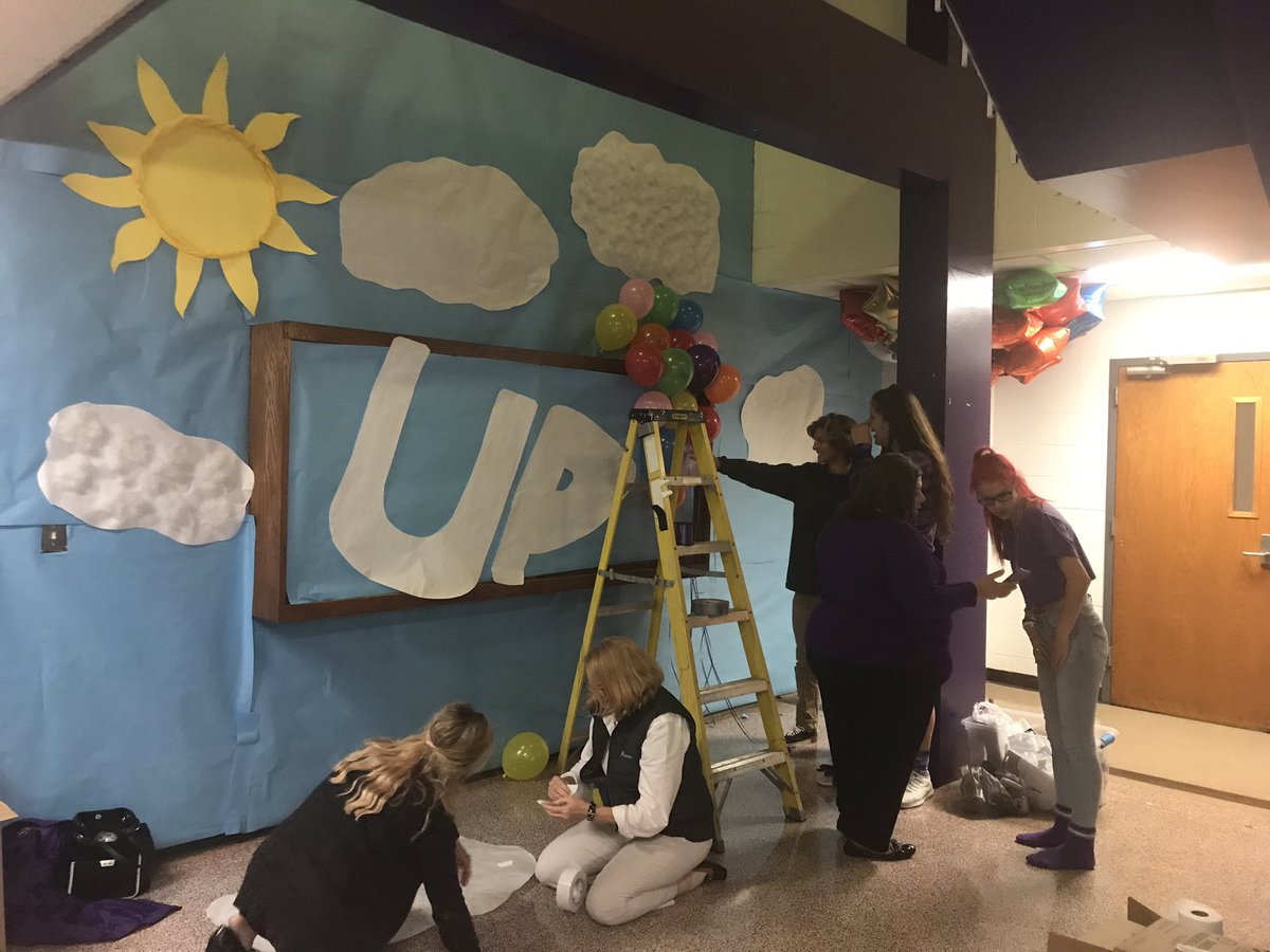 PrincipalCetner's tweet photo. Hey Canalmen - the competition is heating up for our Decorate the Hallways event! Can’t wait for you to see all of the #pixarmovies themed class displays tomorrow - here’s a sneak peak! 🤫 #bournespiritweek #HoCo2018 @bournehs @bps_slam @BMS_Borning @mryanbps https://t.co/rOkAg5JR8w