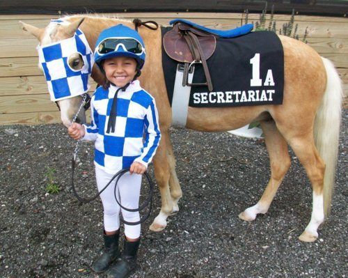vitaflex's tweet photo. We love this Secretariat costume! What are you and your horse going to be for #Halloween? https://t.co/EnjI3ZDWGT