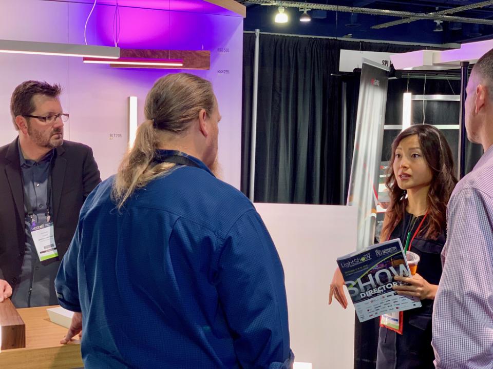 LightShowEvent's tweet photo. New products, new ideas and new connections - what was your "new" today at #2018LSW?💡

#lighting #lightingdesign #LED #LEDtech #connectedtech #LasVegasEvents https://t.co/ojWamtkgLN