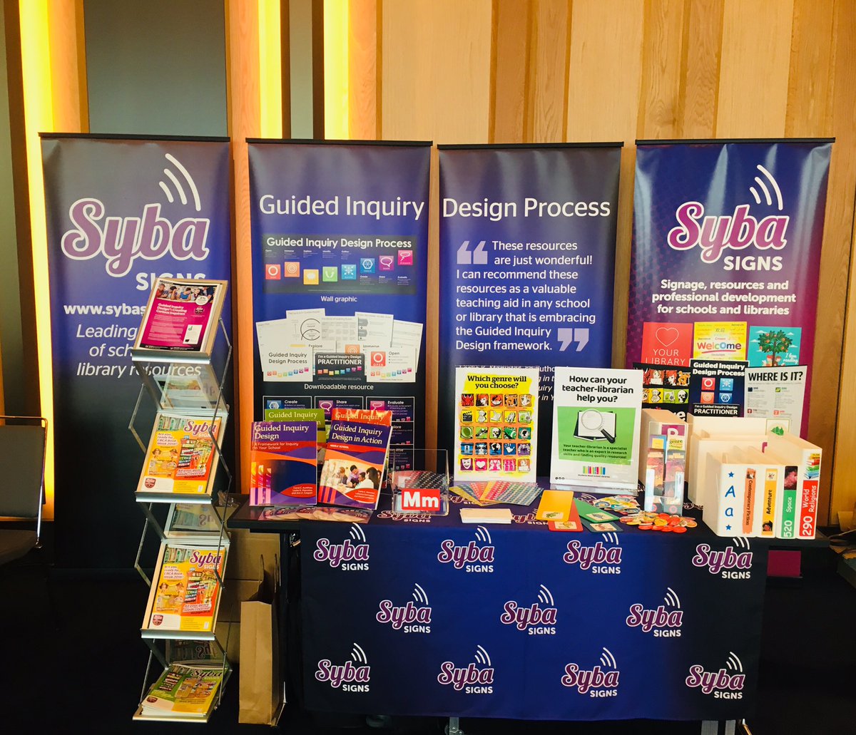 Sybasigns's tweet photo. We are excited to be at the Libraries for Future Learners Conference today! Come and say hi to Jodie and Phyl in one of your breaks! #L4FL18 https://t.co/Ovx9ry7NZO