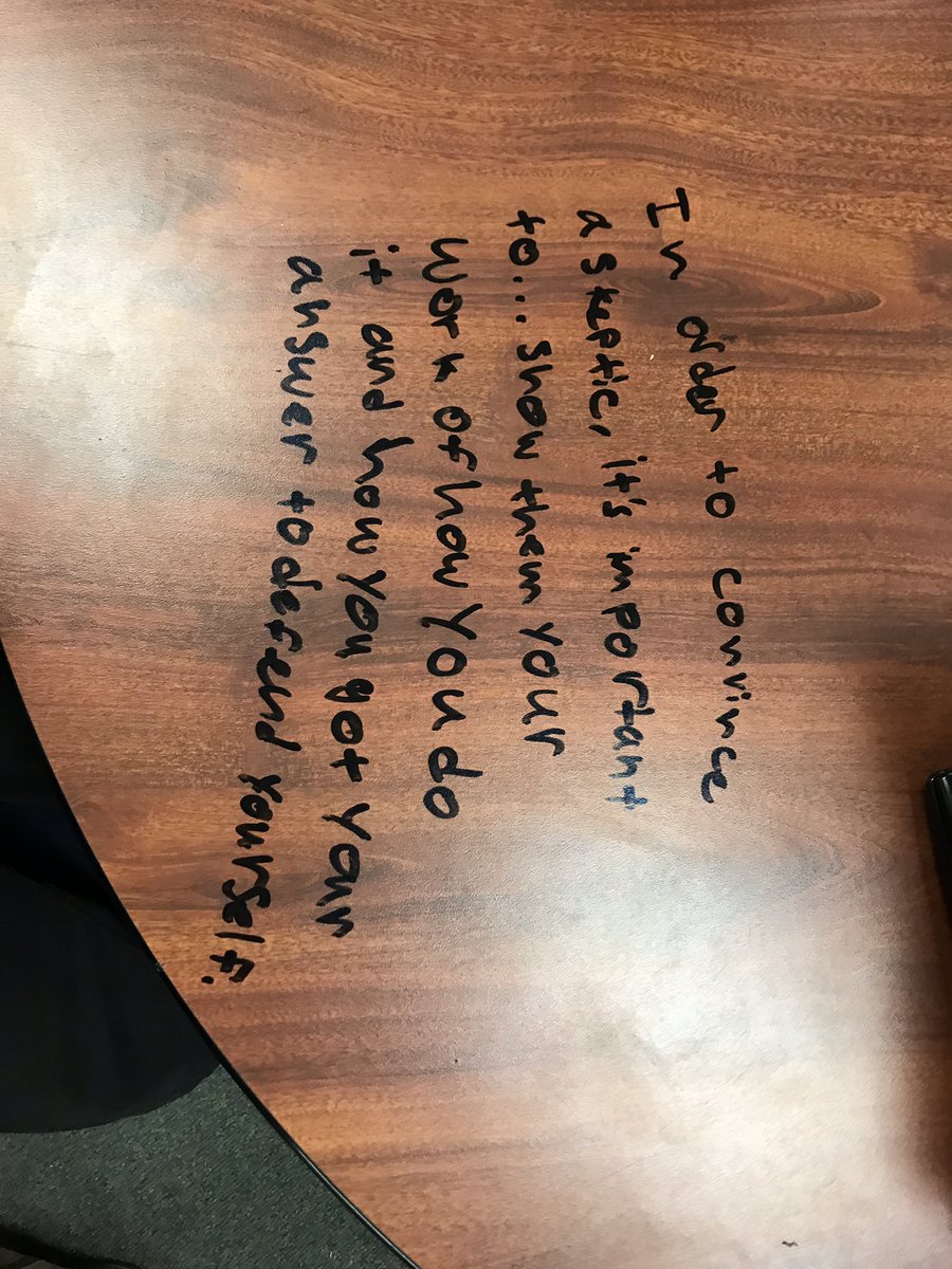 Tried out the Routines and Reasoning Mathematical Practices learned from pd on Monday and Tuesday! A success!! #decidefend #BerkEagles