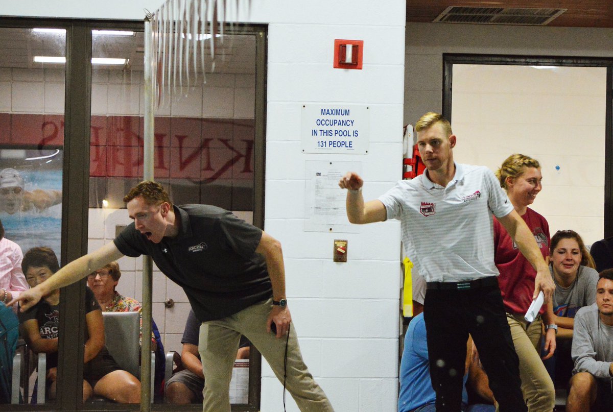 Two more days until the Knights take on Ramapo College of New Jersey. The Knights (1-0; 1-0) defeated the Roadrunners last year in their closest dual meet contest of the season. Come out and support us Saturday at 1 PM at Lenox Pool! #KnightsOnTheWarPath