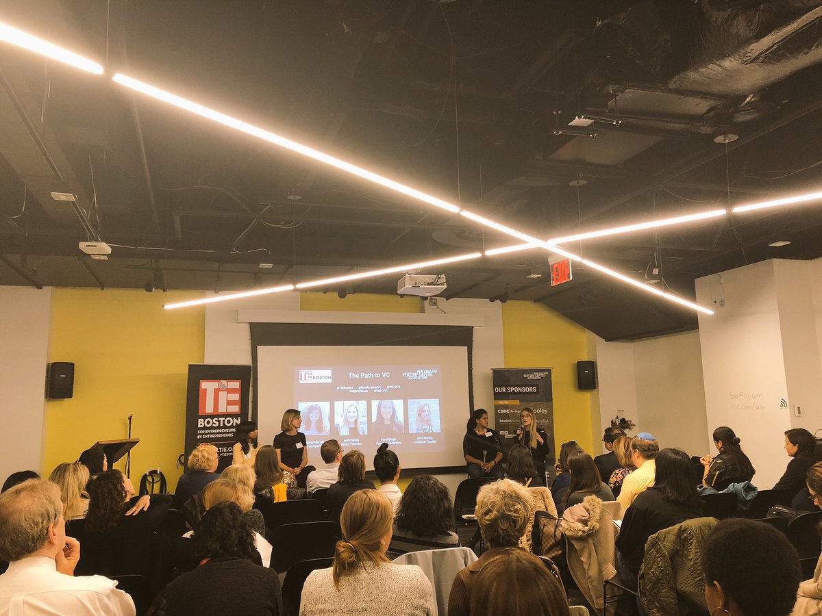 NewEnglandVC's tweet photo. On the importance of diversifying your network: “If the only people you’re networking with look like you, then that’s who is going to end up on your team and who is going to end up in your portfolio. You have to be aware of that.” #PathToVC #WEBOSWeek @tieboston https://t.co/hvlgiJd5oO