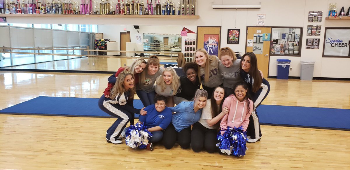 CHSSpartans's tweet image. Our Spartan Sparkle Squad had a very special practice today with the Dallas Cowboy Cheerleaders!  Lauren and Molly were such an incredible and inspiring addition to our practice. Thanks for brightening a cloudy day. It&apos;s an experience we will never forget! #DCC #SparkleEffect
