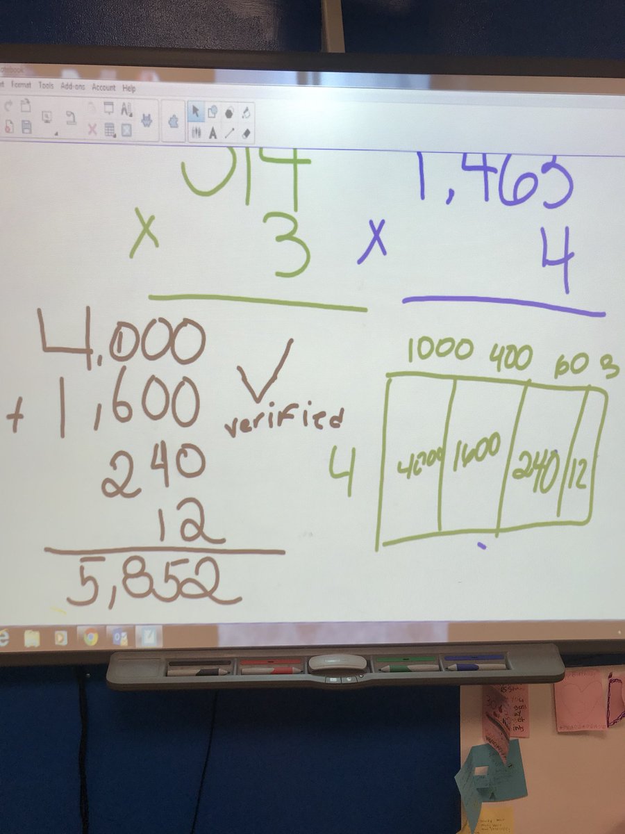 MrsShaw4thGrade's tweet photo. Love the team work to solve 3 and 4 digit by 1 digit multiplication! #ncepride #bethelegacy @jmiddle307 https://t.co/DQ7uqUwiVA