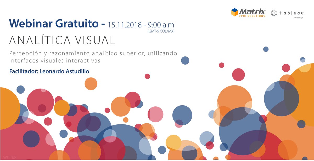 matrixcpm's tweet image. Muy pronto tendremos nuestro #Webinar Gratuito #AnalíticaVisual. No se lo pueden perder!!!
#MatrixCPMSolutions. 
ow.ly/f69n30mhco7