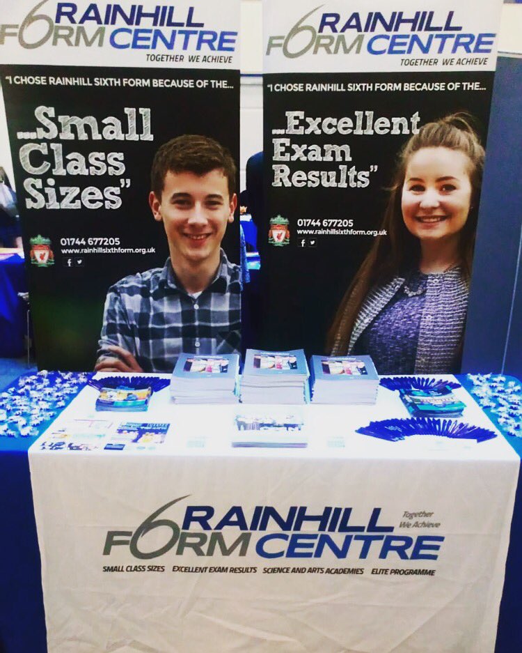 RainhillSixth's tweet photo. We had a great time @wadedeacon today meeting all the students. Make sure you come and say hi on our open evening - 1st November 2018. #college #apply #sixthform #student #furthereducation #sthelens #knowsley #apply2019 #openevening https://t.co/BZtSZP5Fhk