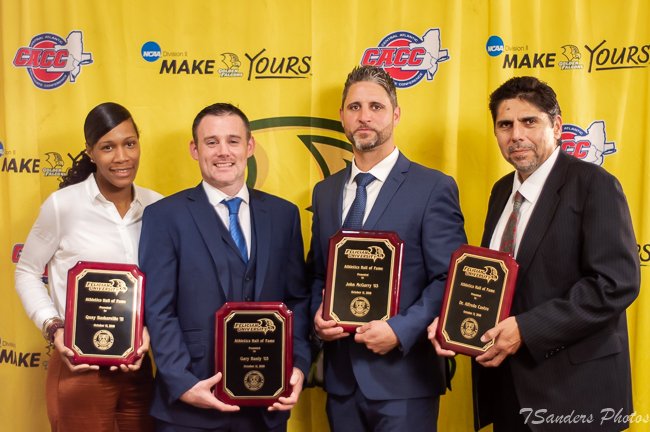 Instant #TBT: One week ago, we inducted Quay Baskerville, Gary Hanly, John McGarry &amp; Dr. Alfredo Castro into the Felician Athletics Hall of Fame.

Photo cred: Tiffany Sanders

cc <a href="/jiggymack/">Jiggy Mack</a>