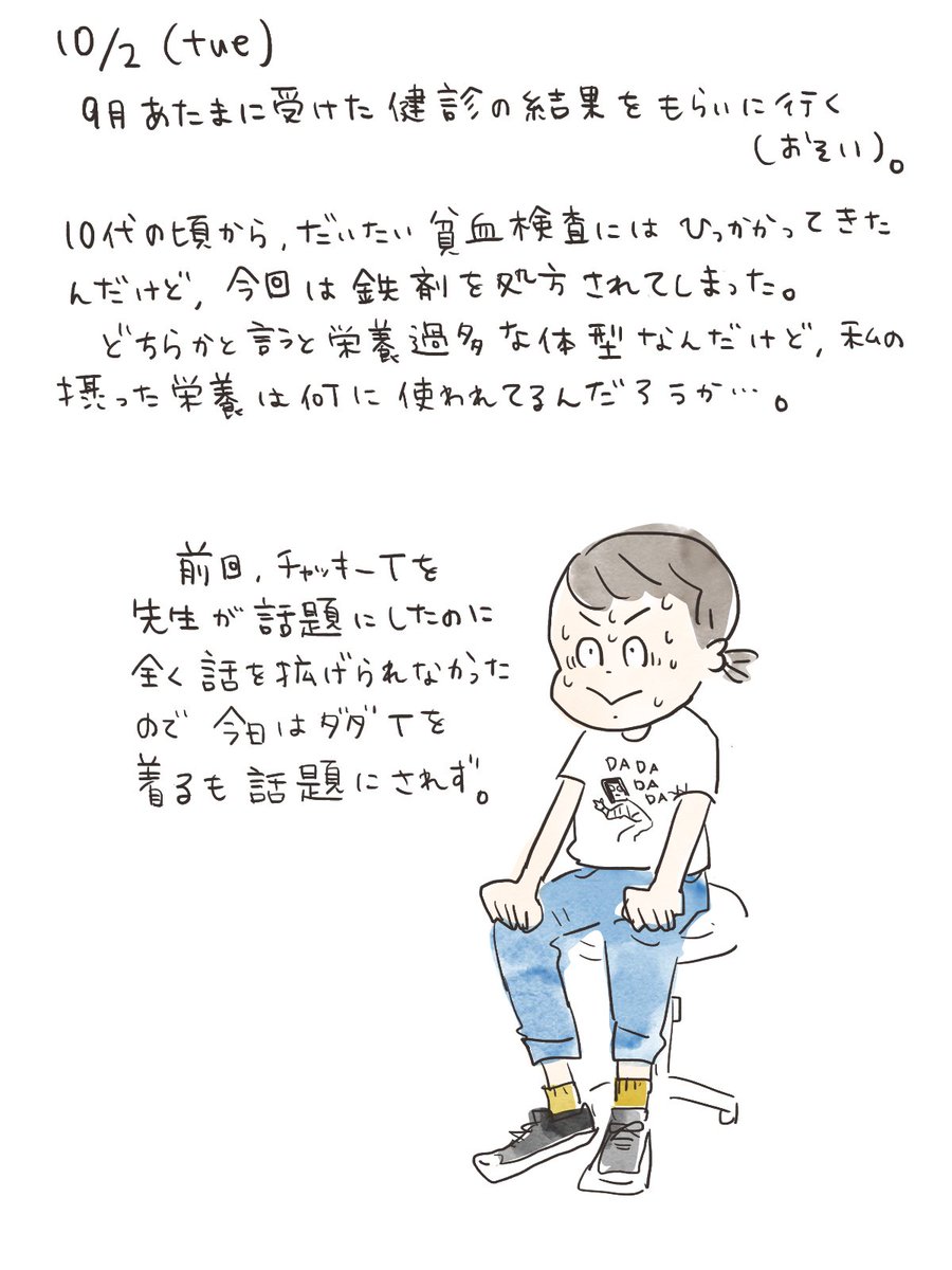 ふじもと 絵日記6 私は 運動会が嫌すぎて計画的に風邪をひこうと思って実行した そして成功した レベルの鈍足なので 運動会が楽しいと思えることは貴重であると思うよ