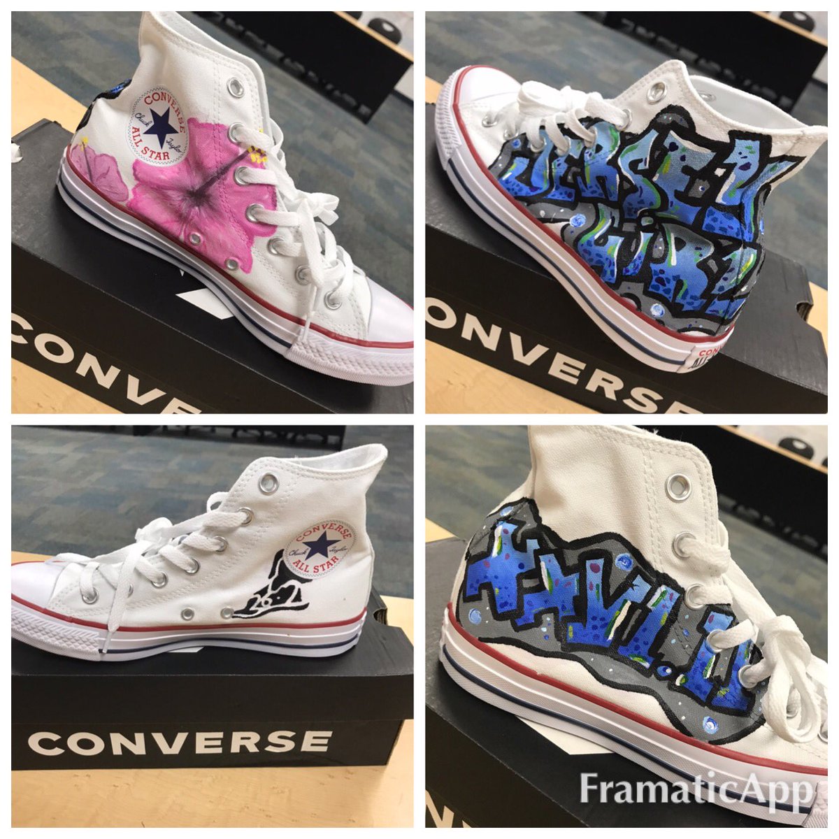 jillmcastellano's tweet photo. #customchucks from 1 of my talented kids! @EastLeeFineArts @EastLeeCountyHS @LeeSchools #teacherlife #loveleeschools #lovemystudents https://t.co/mEbvA8HsqI