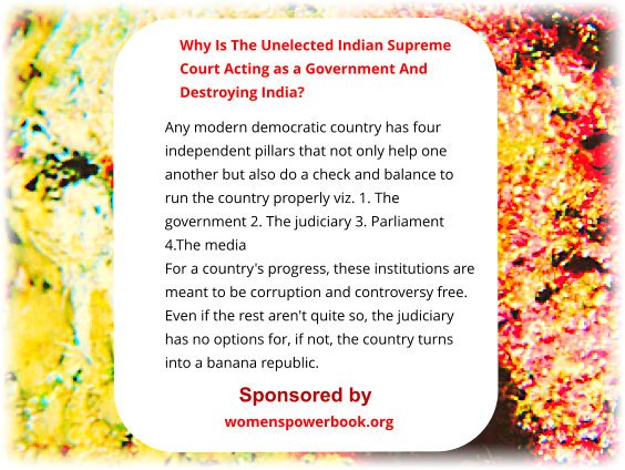 #RT Encyclopedia yet novel like climax site's story: Going through dirty linen wash & #impeachment & then wrong decisions on #Karnataka, #gaysex, #adultery, #sabarimala etc. Indian #SupremeCourt is destroying the ethos of India https://t.co/5GfGwkhFFW https://t.co/L70YHnL689