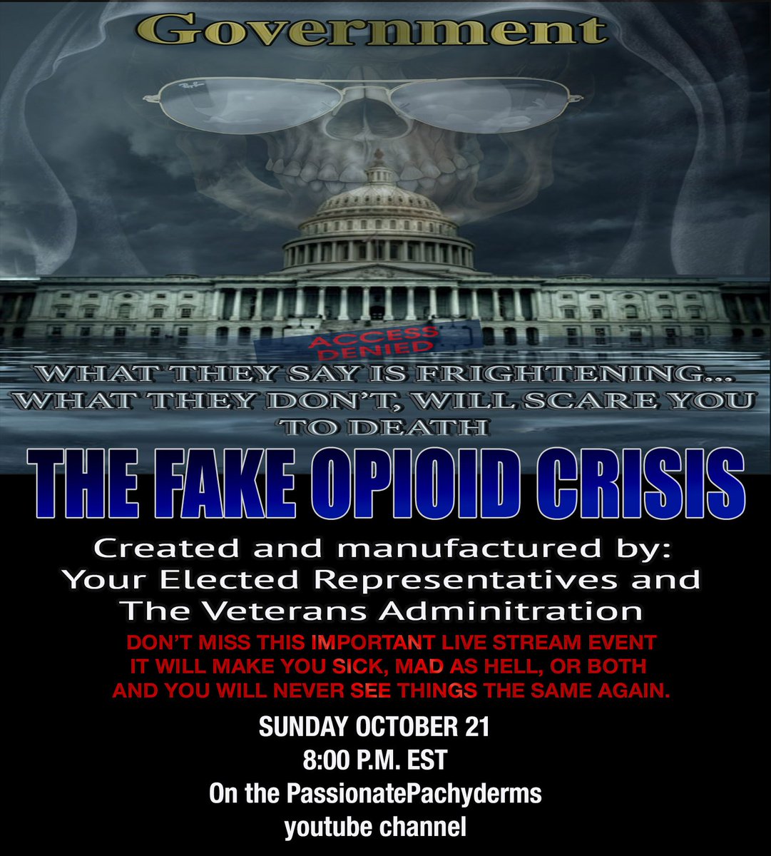 PithyPins's tweet photo. @POTUS @FLOTUS @jeffsessions @KellyannePolls @CoreyStewartVA @glenngrothman @LeahVukmir @RonJohnsonWI @louisec385811 @Iamchronicpain #StopPunishingPainPatients #StopTheWarOnPainPatients
1.) Chronic Pain Patients are not given a "CHOICE." No one places a life filled with https://t.co/dJYWE3X7TC
