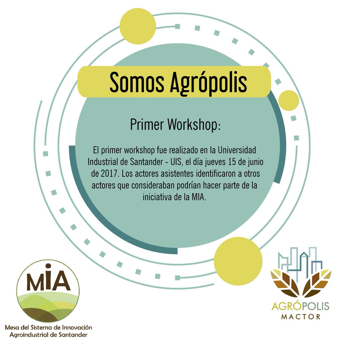 INNOTECUIS's tweet image. #INNOTECuenta #SomosAgrópolis #Conócenos

Nuestro primer workshop

¡Sigue su FanPage y conócelo un poco más!
👉🏼 Agrópolis Mactor