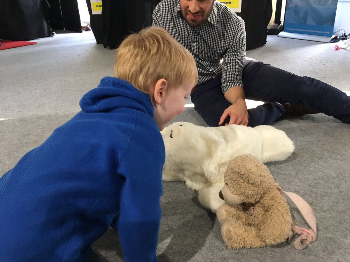 BexTheElf's tweet photo. Great time meeting the #robots at the @plymuni Health Showcase today (and seeing the breadth of health professions expertise). School teddy joined in too ๐ป#impressive #firstchoiceforhealth @EPIC_eHealth @PlymUniHHS @PlymUniMD https://t.co/qTRw9EMiEB
