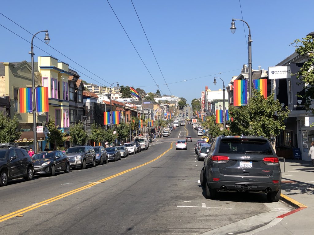 foothillgsa's tweet photo. A beautiful day in SF and a visit to @HRC at Harvey Milk’s former home 🏳️‍🌈 https://t.co/C7vMHyWHw0