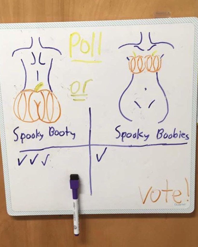 CauseWereGuys's tweet photo. Retweet for spooky booty and like for spooky boobies https://t.co/kD6BBi7Az8