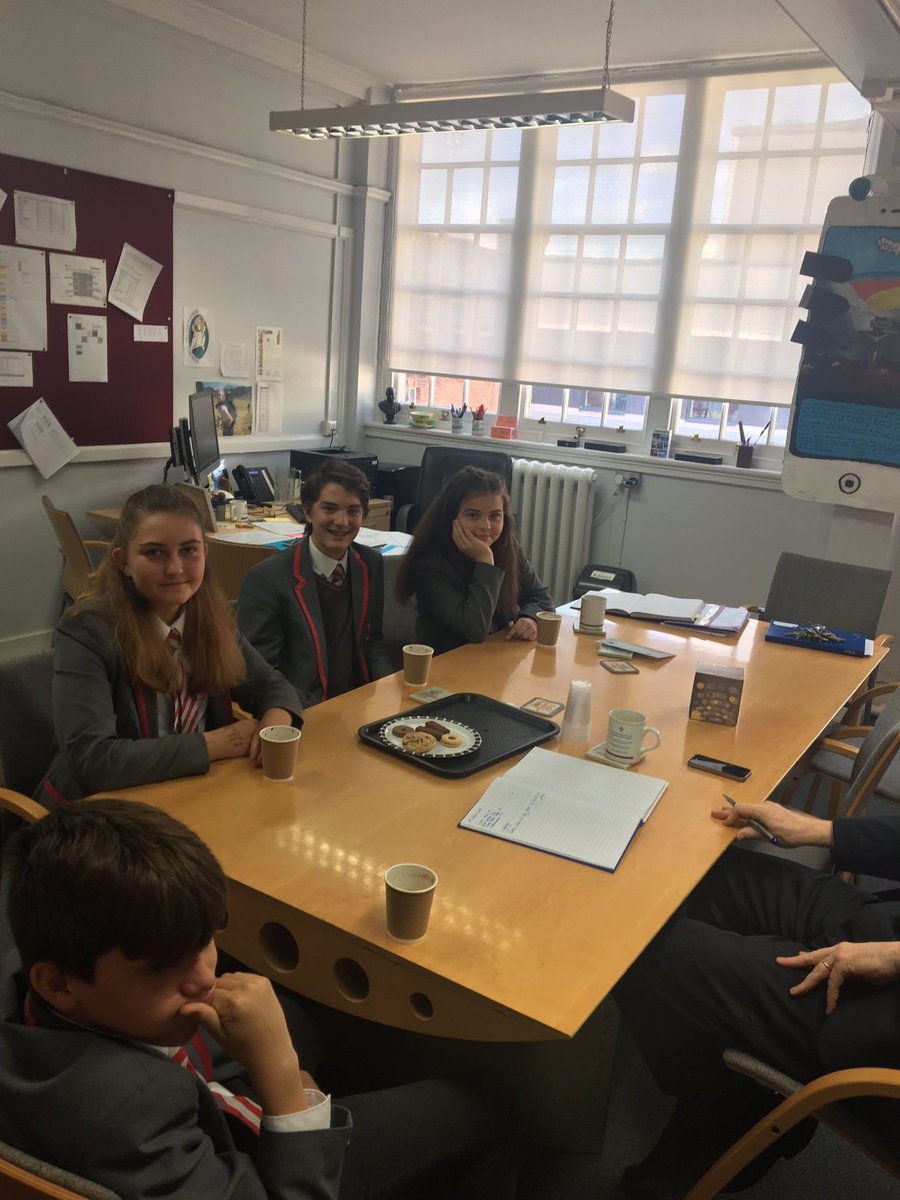 StRRCCollege's tweet photo. Hot chocolate and biscuits with Mr Burke! Rewarding our year 9s for their hard work and determination this term. 🍪🤩 https://t.co/ItkwqAHK8d