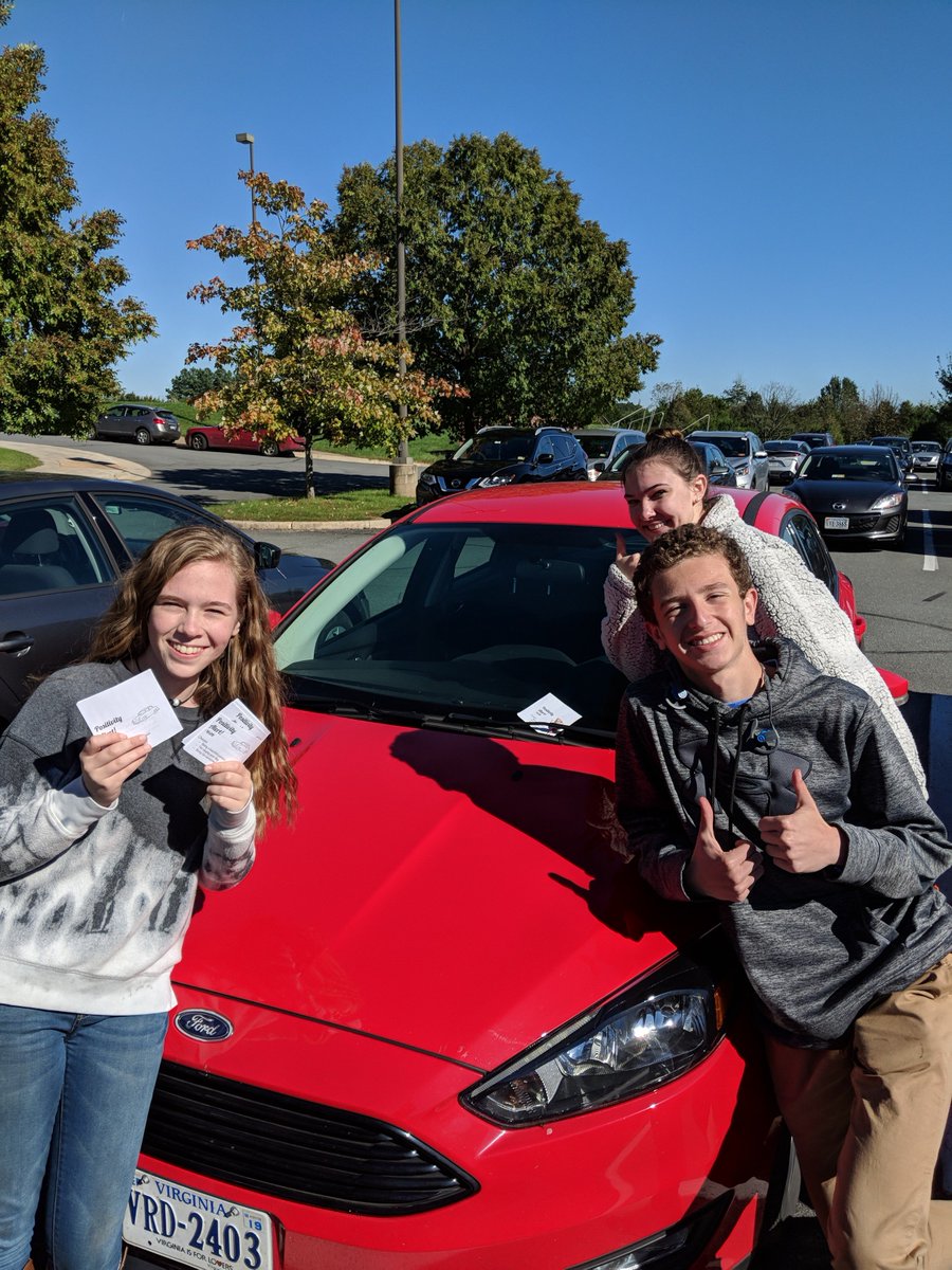 Hey Heritage! Make sure you check your windshield wipers on the way out of school today! #PositiveParkingTickets #HHSWAH