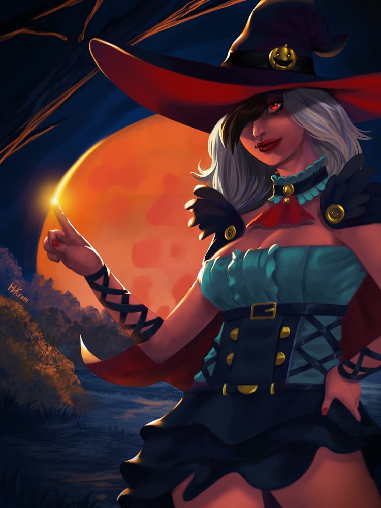 KaurNick's tweet image. Getting into Haloween mood! #art #Halloween #Halloween2018 #witch #Dark #artwork #digitalart #digitalartwork