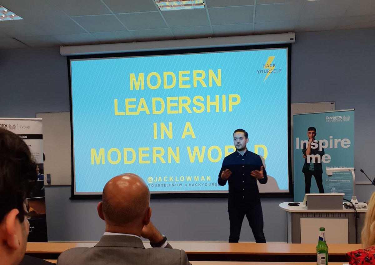 Jacklowman's tweet photo. An absolute highlight of my year - a whole evening just for me at Coventry University to share my @hackyourselfnow story and leadership lessons from working with over 50 brands this year. Very special for me as a Cov Alumni. ❤️
#covunialumni @covcampus @CovUniFBL @CovUniAlumni https://t.co/C5d5St0s5a