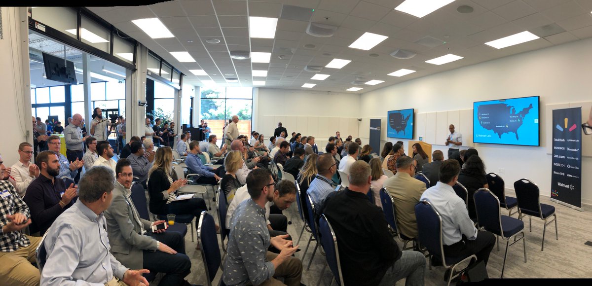 Walmarttech's tweet image. Next up: some awesome discussions about the cool stuff we&apos;re doing @WalmartLabs, grilling our CTO, @jeremybking, with questions, and some thoughtful back-and-forth convos on how we can all partner more closely. So excited for what&apos;s to come! #TeamWalmart #WalmartLabs #Carlsbad