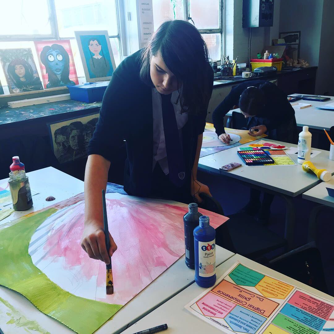 TJFS_Art's tweet photo. Great start to your large observational paintings year 12 😊well done ! https://t.co/wRztZw8NV8