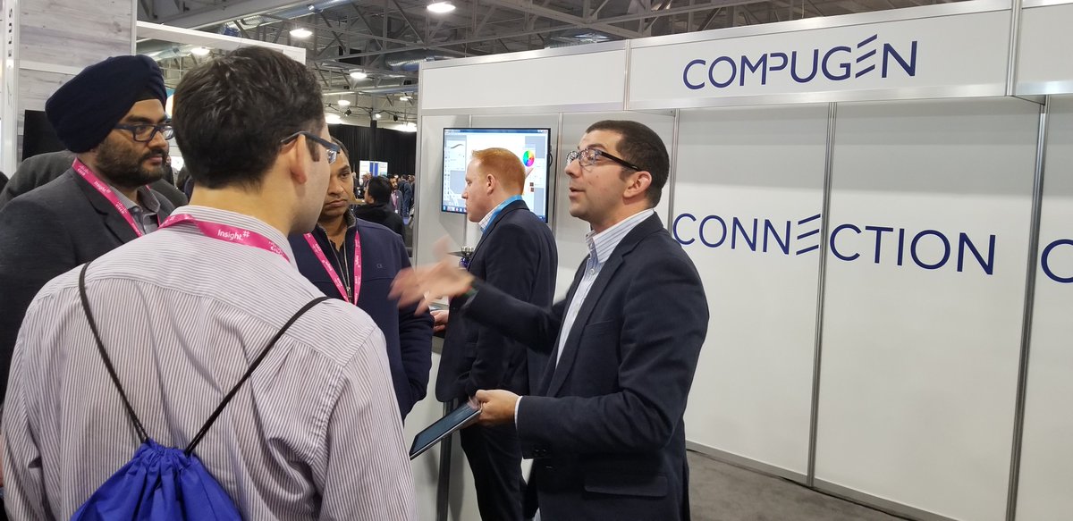 CompugenInc's tweet photo. We had an amazing jam-packed day of great conversations at Cisco Connect  in Toronto.  Thanks to everyone who stopped by our booth!  #thisiscompugen #thisispartnership  @CiscoCanada @HeyCisco #CiscoTO @Calafato84 https://t.co/gND4QVecVZ