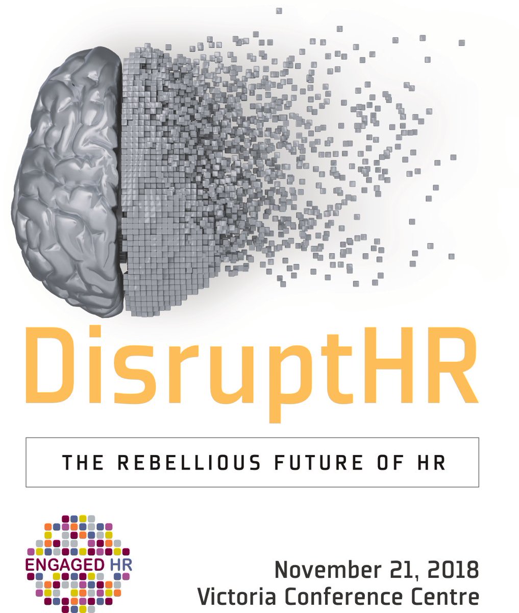 DisruptHRYYJ's tweet photo. Have you marked your calendar for November 21st? Industry professionals take the stage at #DisruptHR to shake things up a little. 
Presented by Engaged HR in partnership with @CalliopeYYJ  
Tickets and speaker information through our website: https://t.co/LvIwu68Q05 https://t.co/yPY0QRYjFh