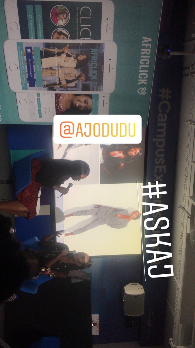Africlick's #BlackHistoryMonth event with Google's @CampusLondon❗️
👧🏿Fireside chat w @AJOdudu
Ask AJ any questions you have with #AskAJ