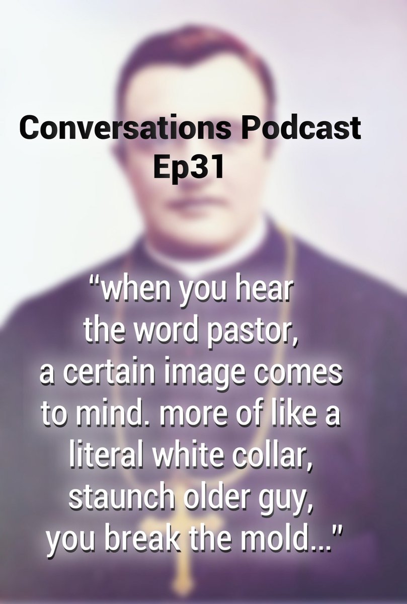 ConverseCast's tweet image. Fun quote from the latest podcast. Link in bio to listen #church #old #Pastor #priest #religion #mold #break #tradition #collar #podcast #conversation