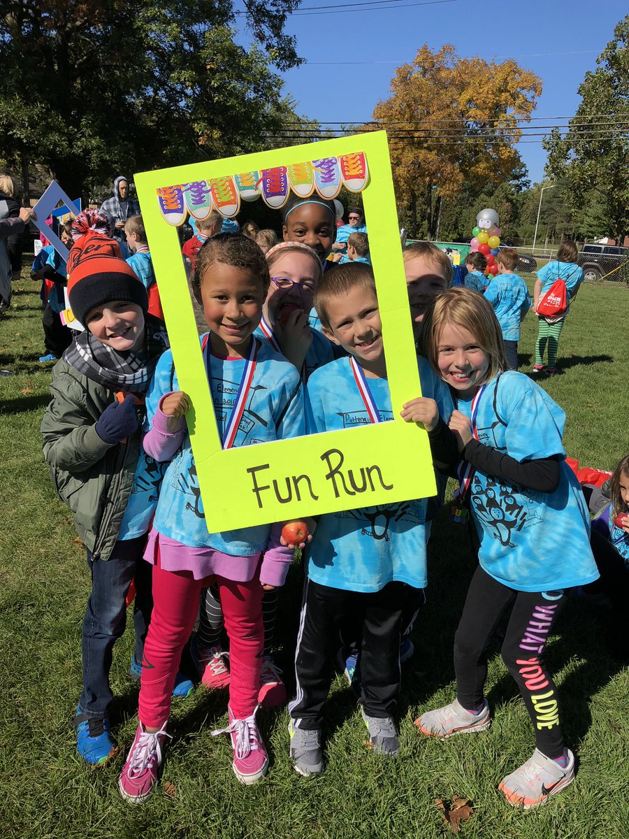 MrsCCorey's tweet photo. The Pattengill Fun Run was such a success!! Thank you to everyone who donated, volunteered, or participated in anyway! We couldn’t have done it without you!!! #PattengillPride #berkleydiffence https://t.co/8tt63tYpma