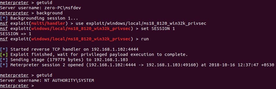 RandomDhiraj's tweet image. Added support for CVE-2018-8120 in @metasploit
Thank you @_sinn3r for landing this ❤️
github.com/rapid7/metaspl…
#infosec #metasploit