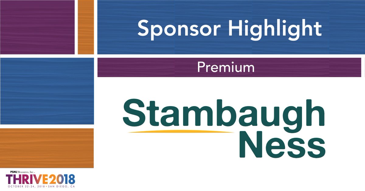 Thank you to our #PSMJTHRIVE2018 Premier Sponsor, Stambaugh Ness! <a href="/StambaughNess/">Stambaugh Ness</a> is a CPA and business consulting firm with a strategic focus in the architecture, engineering and construction industries. Learn more online: bit.ly/2y3Vd8A
