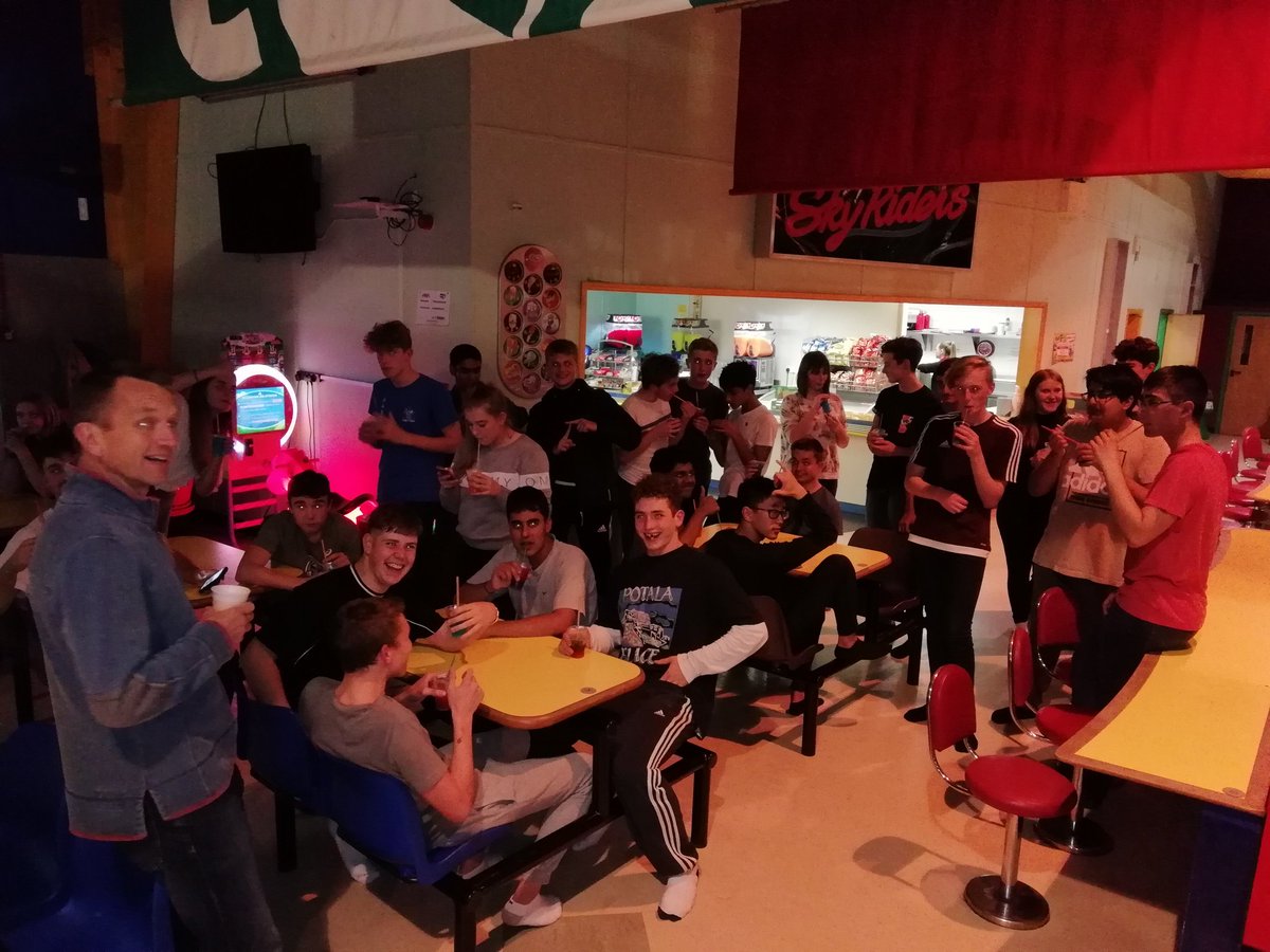 HA_MrsO's tweet image. Great night celebrating first term of VIth form with @HA_TalbotHouse 'best school trip ever' @GoKidzGo #bonding #fun #crosscountrytraining