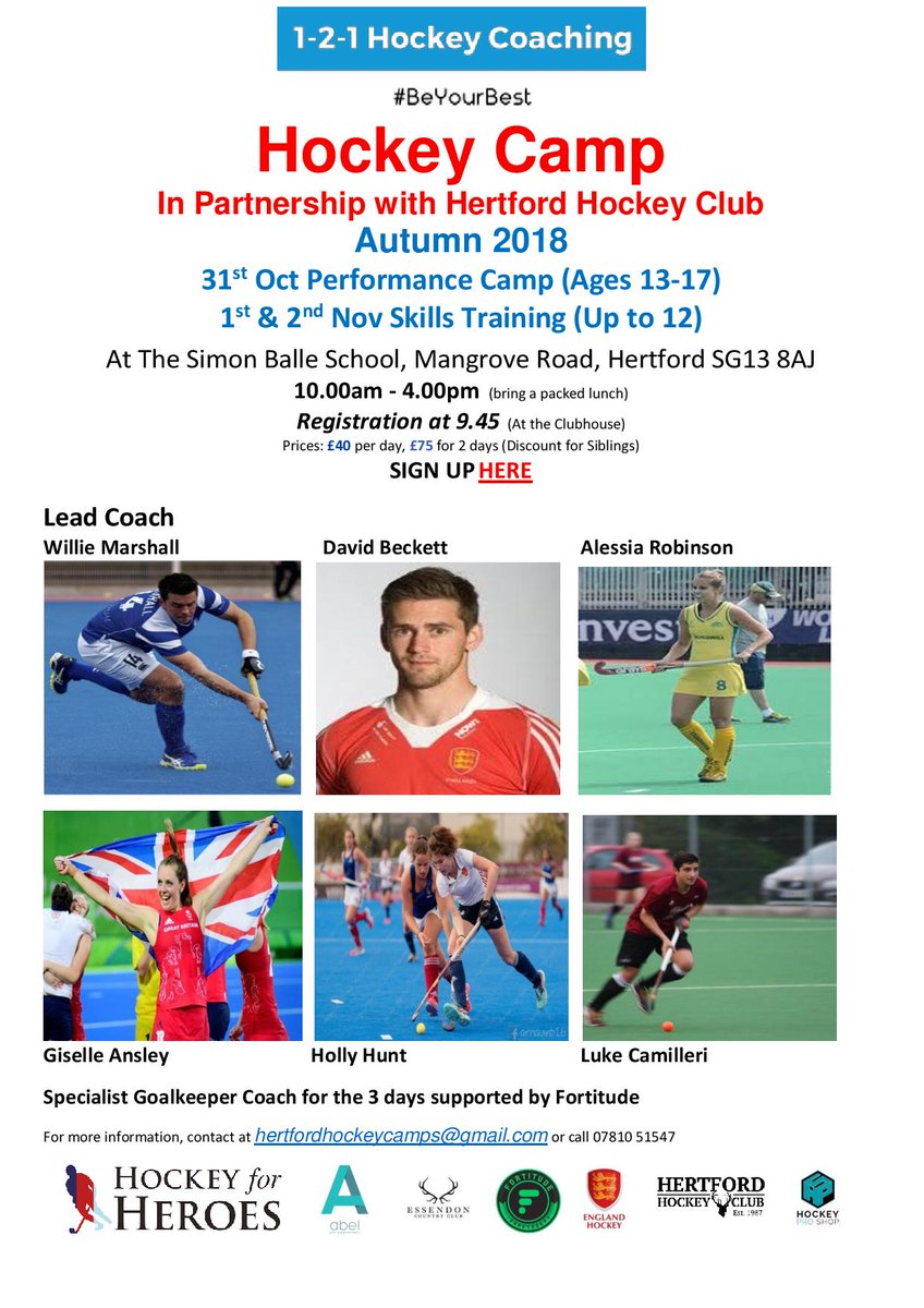 Hertford_HC's tweet photo. Under two weeks until we host @121HockeyCoach for 3 days of world class coaching. Sign up Today @HburyHockey @SouthgateHC @BSCollegeSport @burystedshockey @StPeters_Sport @MountHouseSport @AldenhamSchool https://t.co/HE022KetL6