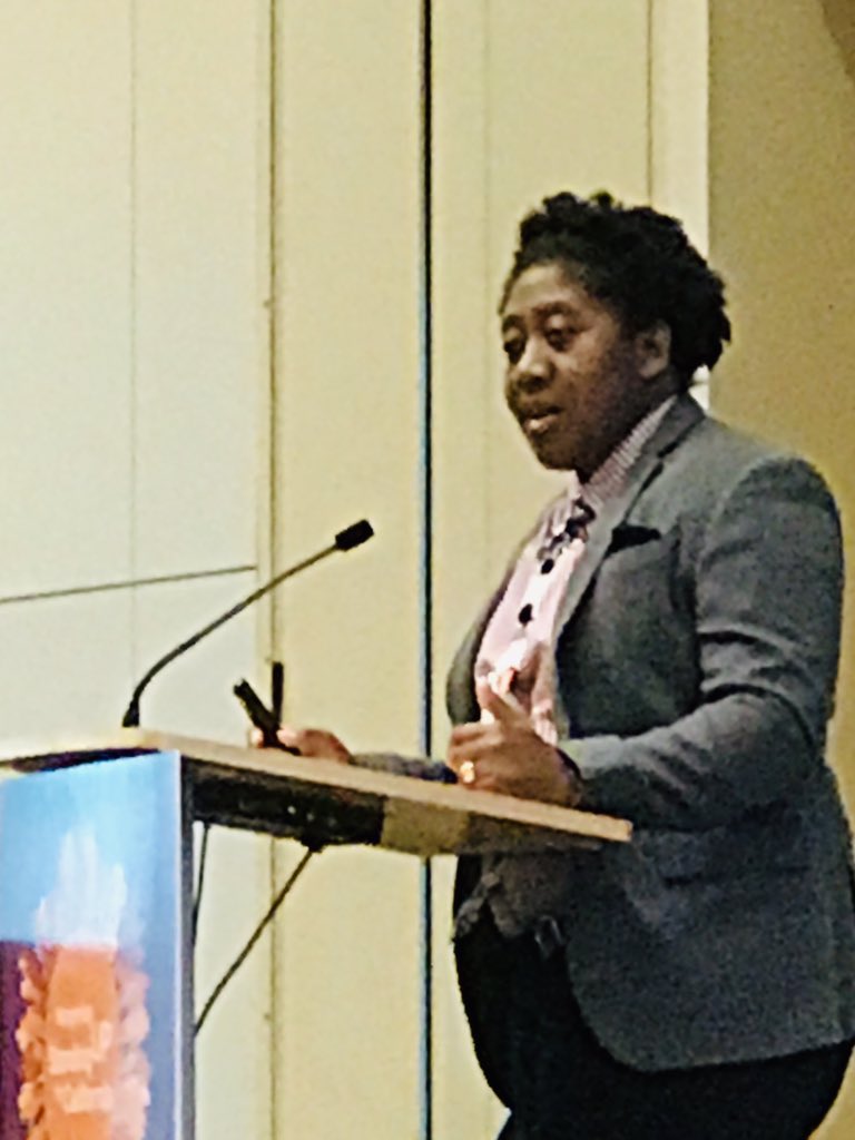 EnCorps_k's tweet image. #Privilege is when a problem isn’t a problem because it doesn’t affect you personally - @TamikaButler #CalCon2018 #NonprofitPower