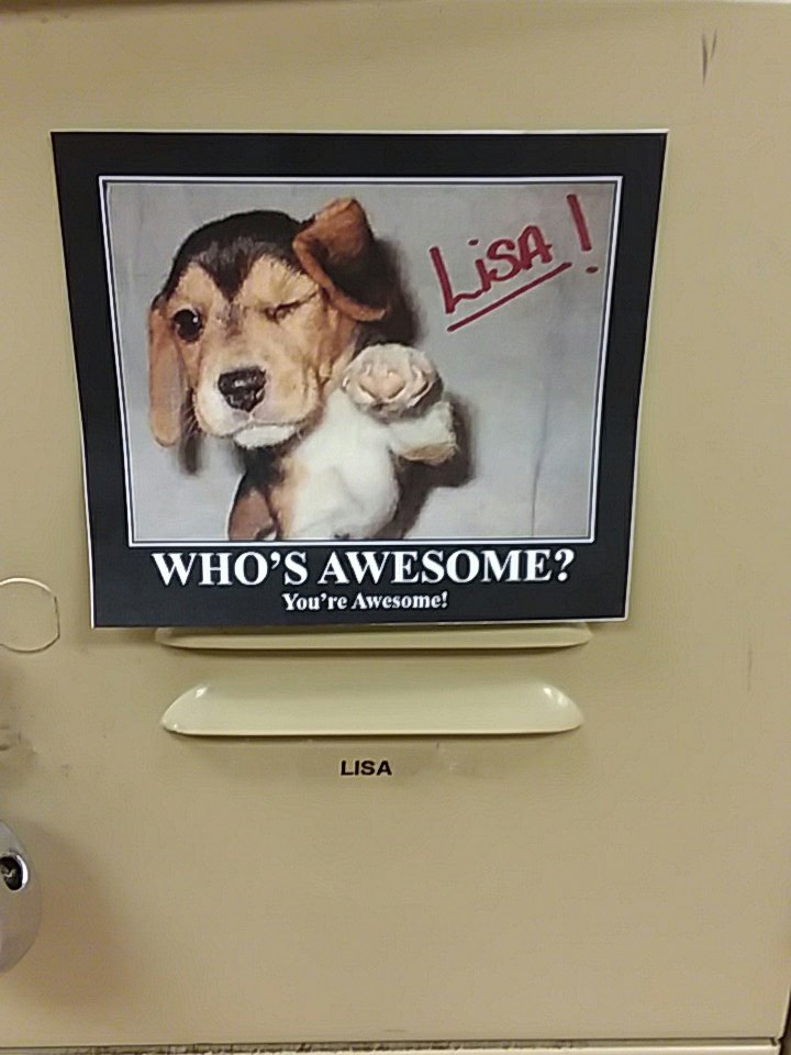 SheilaYork10's tweet photo. Another way to recognize our associates! Way to go Lisa. #4801PROUD https://t.co/mElvF3xry9