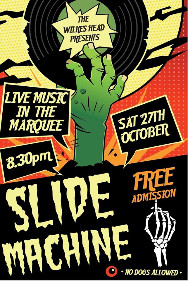 Delighted to announce that we will be back at The Wilkes Head in Leek on 27th October!