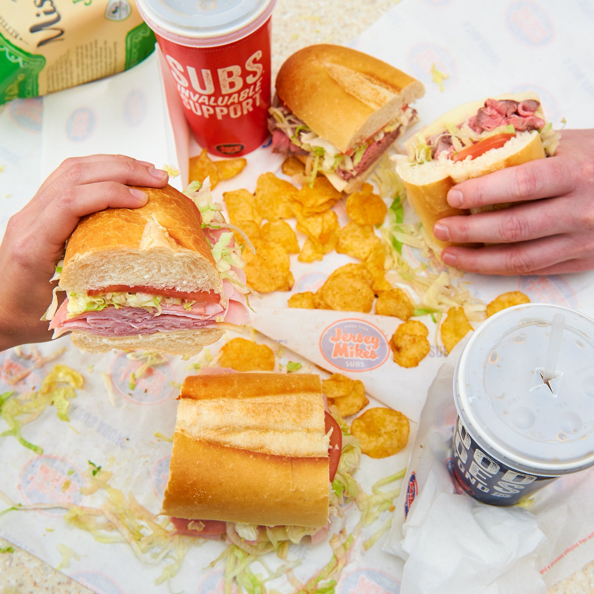 Jersey Mike's Subs on Twitter "Unscramble the words below, along with