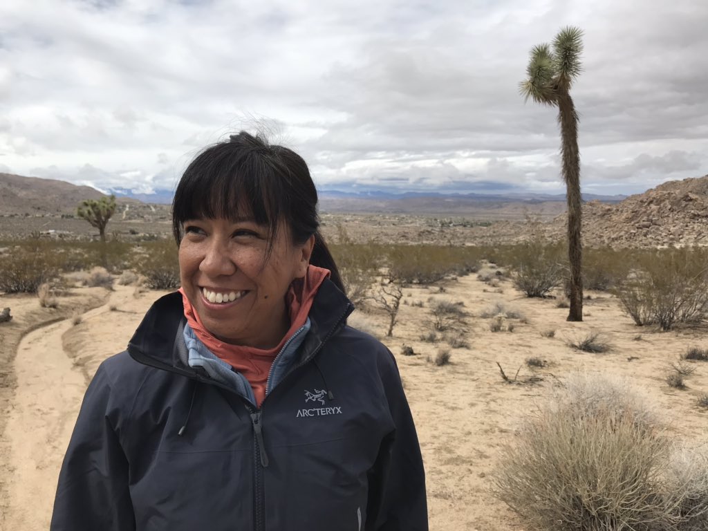 rockgrrl's tweet photo. This past weekend was a wild weather one. Very windy day after flash floods in Joshua Tree. I got to climb with #climbsmart folks and luckily Sunday I also got to climb in great weather! ย #sponsored #GORETEX #TestedForLifeย #Arcteryx https://t.co/aHCmie8tuW