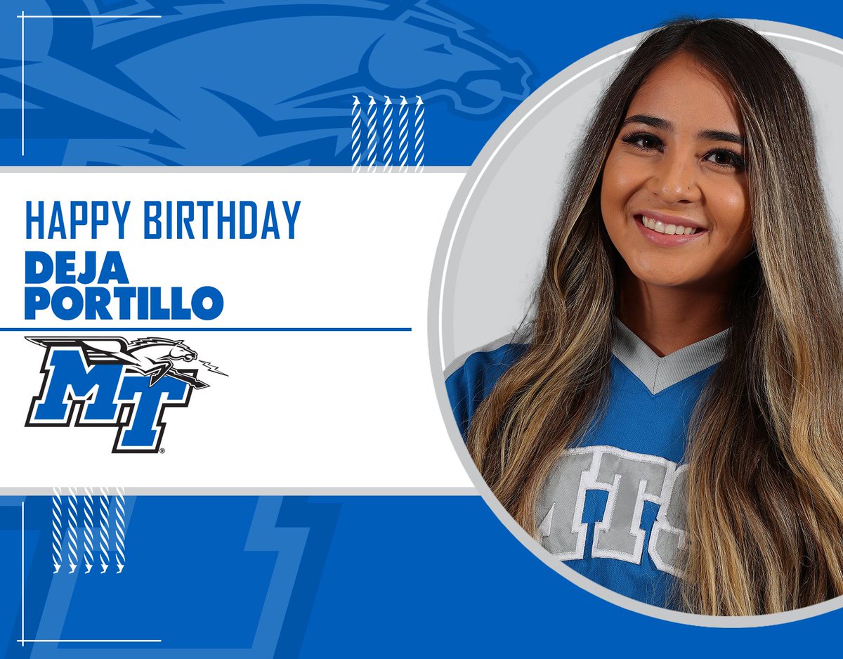 MT_Softball's tweet photo. RT to wish Deja Portillo a Happy Birthday!
#BlueRaiders https://t.co/NH3pqFYuL4