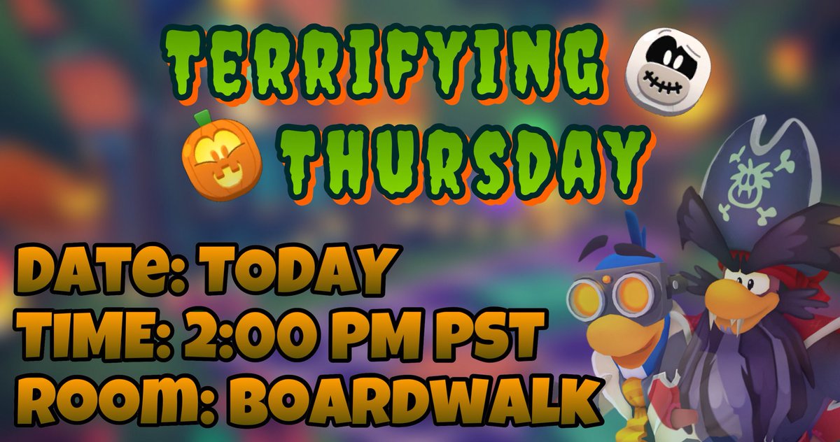 Togethursday's tweet photo. Only 10 minutes to go!! Who will you be showing up as? We can’t wait to see those costumes! 👻

Server: Marshmallow https://t.co/PMz0mhhJIm