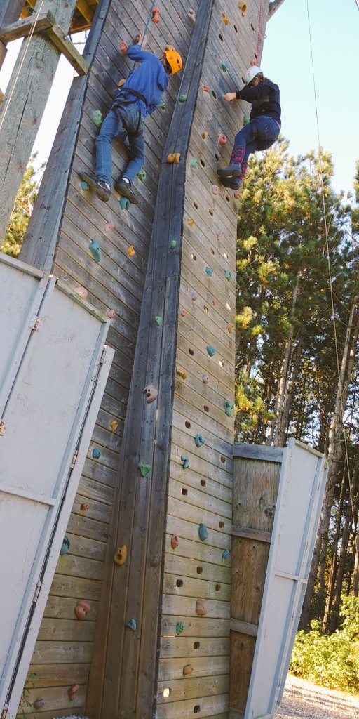 TheRealMrD4's tweet photo. These kids are far more brave than I am. #lockespride #TimsCampFall2018 #overcomingfear https://t.co/C1aNY3blZL
